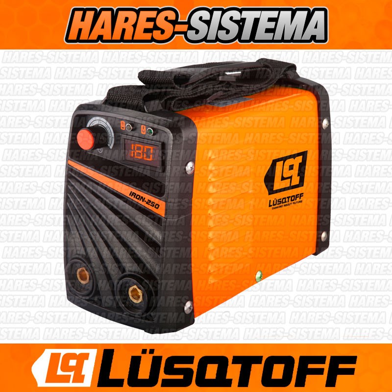 Soldadora Inverter IRON-250 Lusqtoff 180A - Hares-Sistema