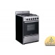 Cocina Emege C056X Ac. Inoxidable 4 Hor. Parrilla