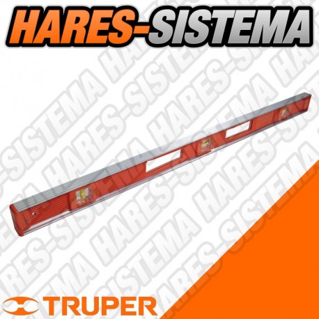 Nivel de Aluminio 90 cms Truper 3 Burbujas Profesional 