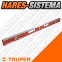 Nivel de Aluminio 90 cms Truper 3 Burbujas Profesional 