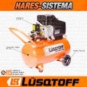 Compresor de Aire 50 lts Lusqtoff 2.5 HP Mando Directo