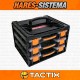 Gavetero con 3 Organizadores Desmontables Tactix