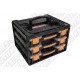 Gavetero con 3 Organizadores Desmontables Tactix