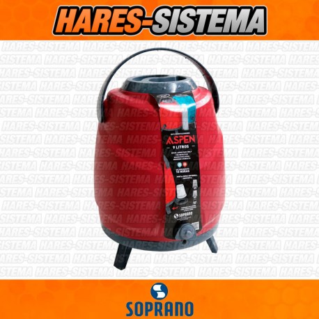 Bidon Termico 9 lts Aspen Frio/Calor Soprano