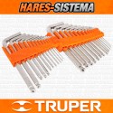 Juego Llaves Allen Hexagonales x 25 piezas Truper