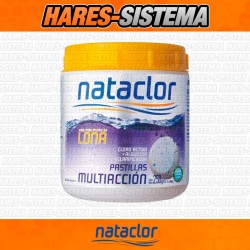 Pastilla Cloro Multiaccion para Pileta Lona Nataclor x 250grs