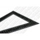 Escuadra Triangulo Acero Graduada 40 x 20 cms Black Jack
