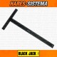 Escuadra T Acero Graduada 60 x 30 cms Black Jack