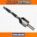 Mecha Biselador para Tornillo Madera 6 mm Ruhlmann