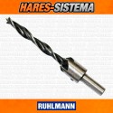Mecha Biselador para Tornillo Madera 8 mm Ruhlmann
