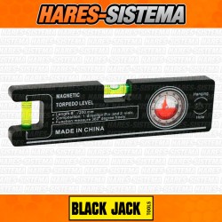 Nivel Mini Magnético Con Angulo 200mm Black Jack