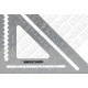 Escuadra 12" Triangulo Multiangulo Aluminio