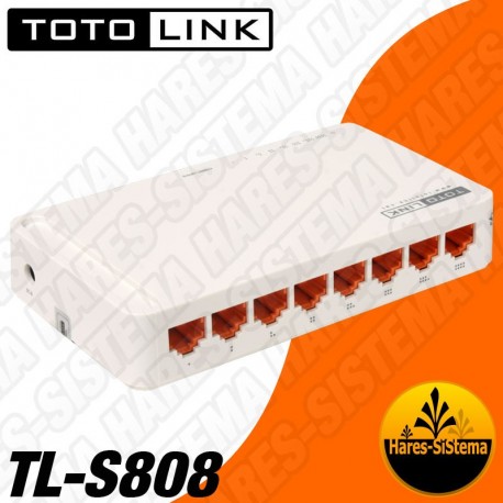 Switch 8 Bocas Toto Link 10/100Mbps