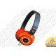 Auricular Fit Color NogaNet NG-618 Naranja Manos Libres