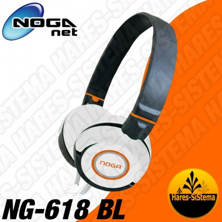 Auricular Fit Color NogaNet NG-618 Blanco Manos Libres