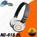 Auricular Fit Color NogaNet NG-618 Blanco Manos Libres