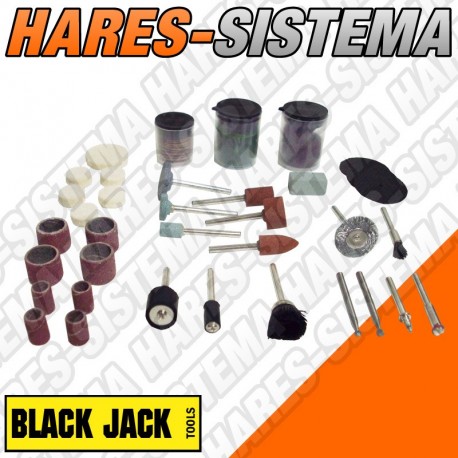 Set Accesorios 105 pz para minitorno - Black Jack