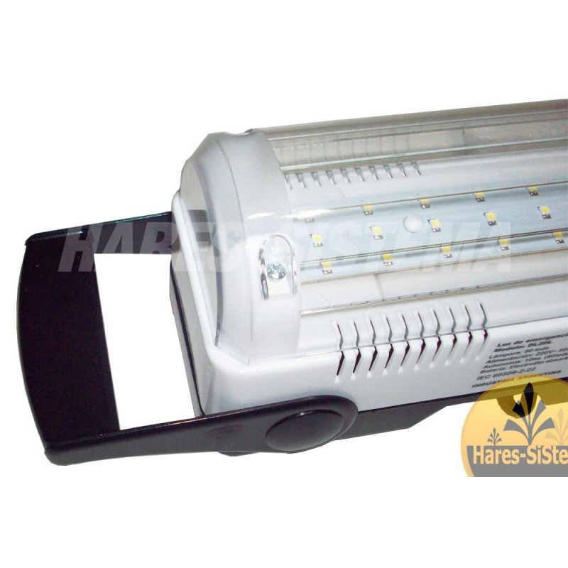 Luz de Emergencia 90 Leds Gamasonic 15hs Autonomia HaresSistema