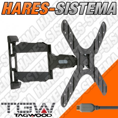 Soporte LED LCD Tagwood - TGW 32" a 50" Doble Brazo Reforzado