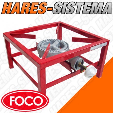 Anafe Industrial 1 Hornalla 10.000 Calorias Foco