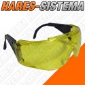 Anteojos de Seguridad Ambar Patillas Regulables