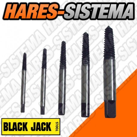 Set Extractor de Tornillos x 5 pz Black Jack