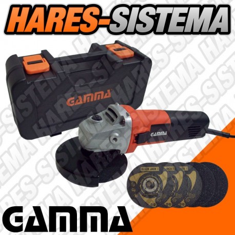 Amoladora Angular Gamma 500w HG076K Maletin