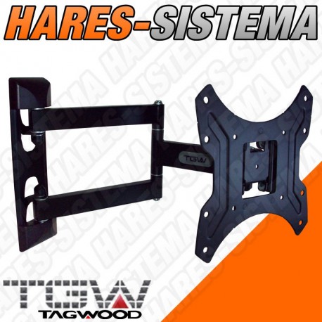 Soporte Lcd Led Tagwood 14" a 42" Doble Brazo Reforzado