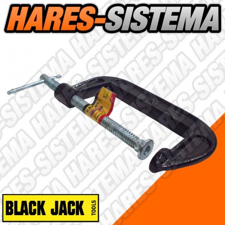 Prensa Tipo G 3" Linea Pesada Black Jack